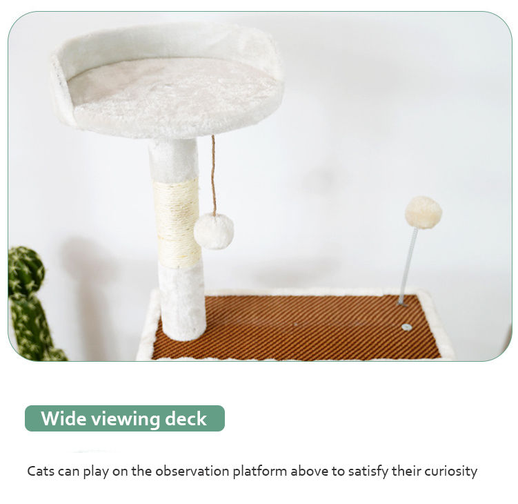 Thumbnail: Large Cat Tree Multi-Level Pet Cat Tree Condo Tower House Condo Scratching