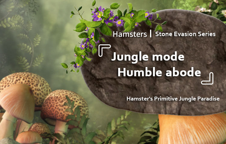 Thumbnail: Hamster Stone Ceramic Nest Coarse Pottery Natural Scenery Tunnel