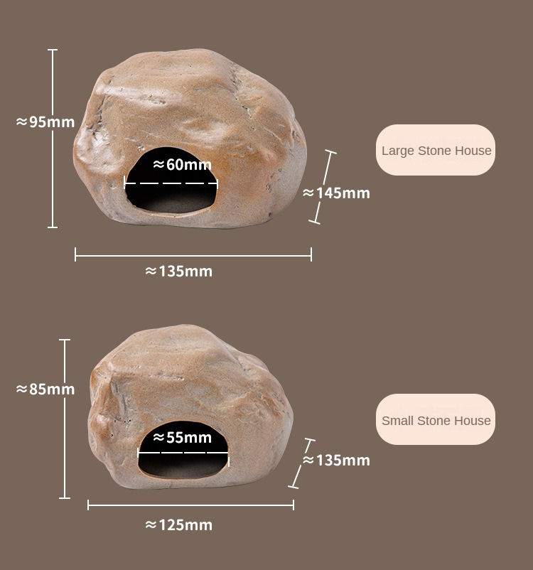 Thumbnail: Hamster Stone Ceramic Nest Coarse Pottery Natural Scenery Tunnel