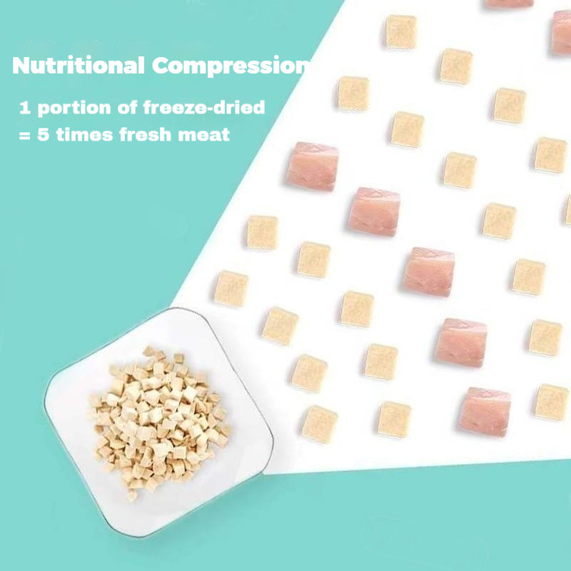 Thumbnail: Cat Snacks Cat Food Freeze-Dried Chicken Pieces Nutritious Fattening Cat Grass