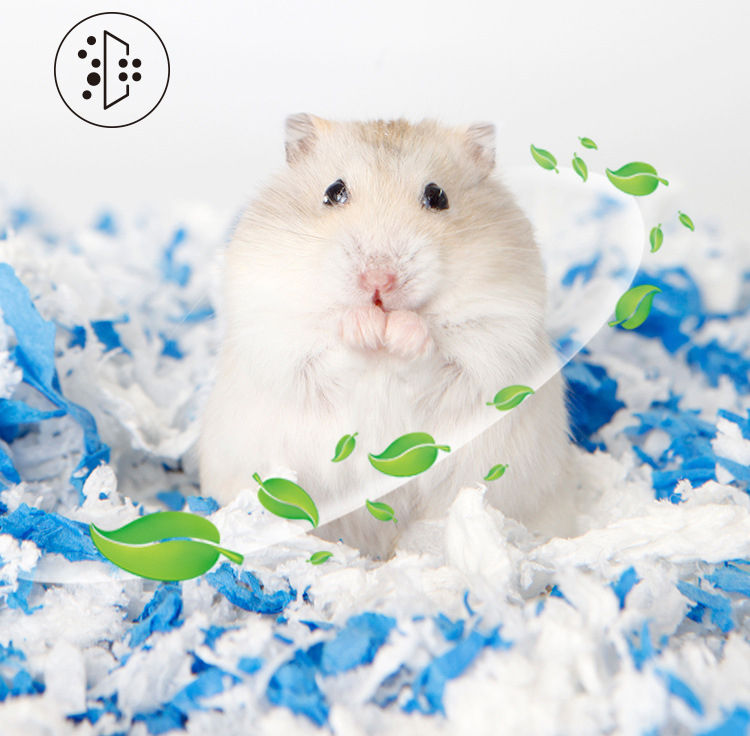 Thumbnail: Bucatstate Hamster Bedding Dust-free Water-absorbing Deodorizing paper cotton