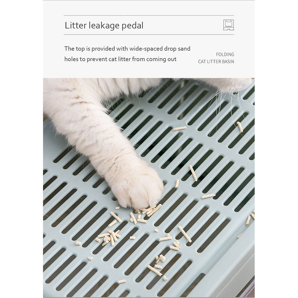 Thumbnail: Foldable Cat Litter Box Drawer Type Cat Litter Box Cat Toilet Fully Enclosed