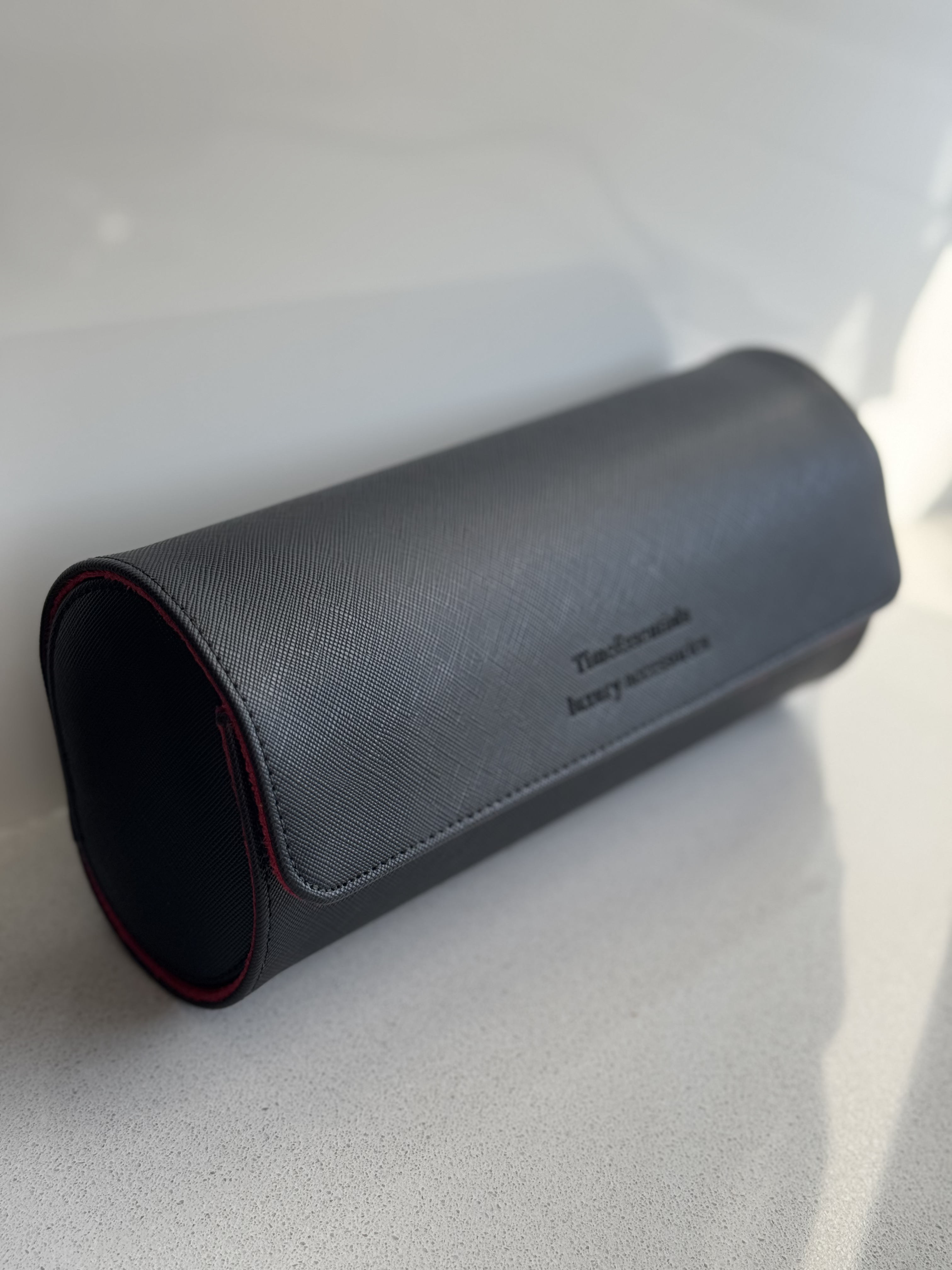 Roll Porta Orologi in Pelle per 2 Orologio