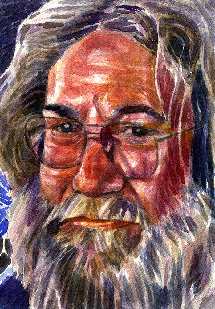 Portrait of Jerry Garcia