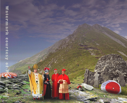 The Pope's landing, Skellig Michael, County Kerry