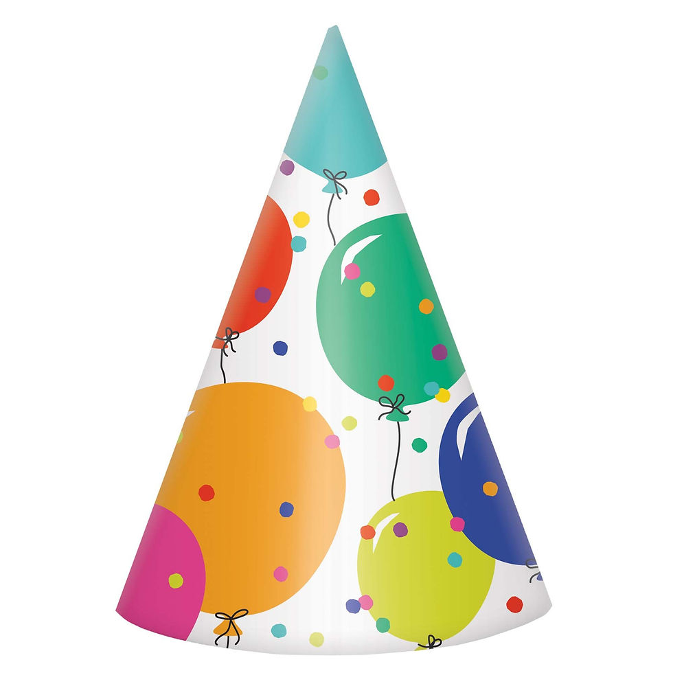 Sombrero De Cono De Globos De Fiesta