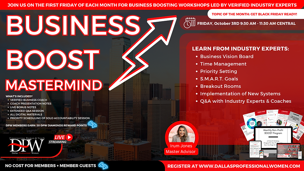 Business BOOST Masterclass   