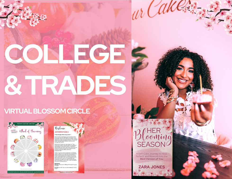 Monthly Blossom Circle - College & Skilled Trades Students