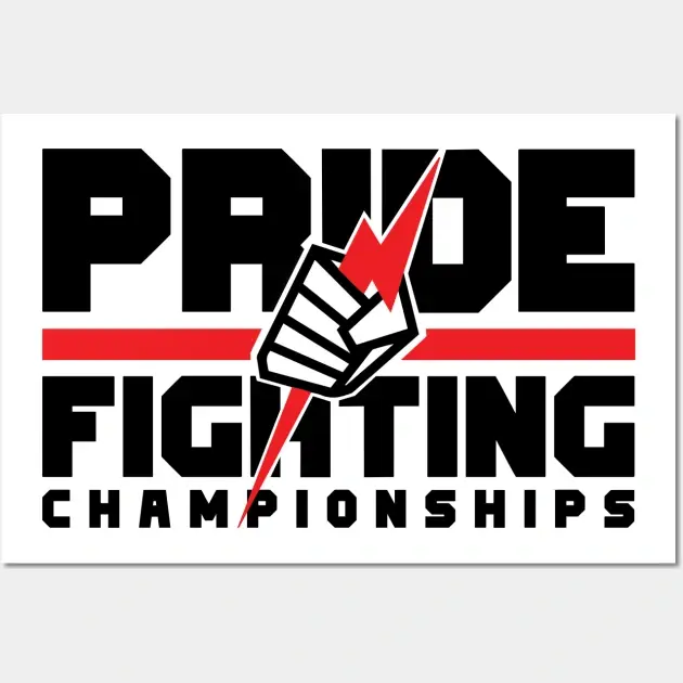 Logo du Pride FC. L'oganisation mythique des débuts du MMA sur la scène internationale