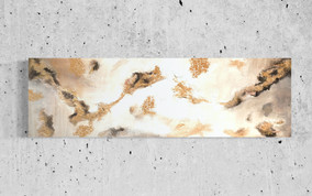 africa gold brown earth modern art abstract glitter beige
