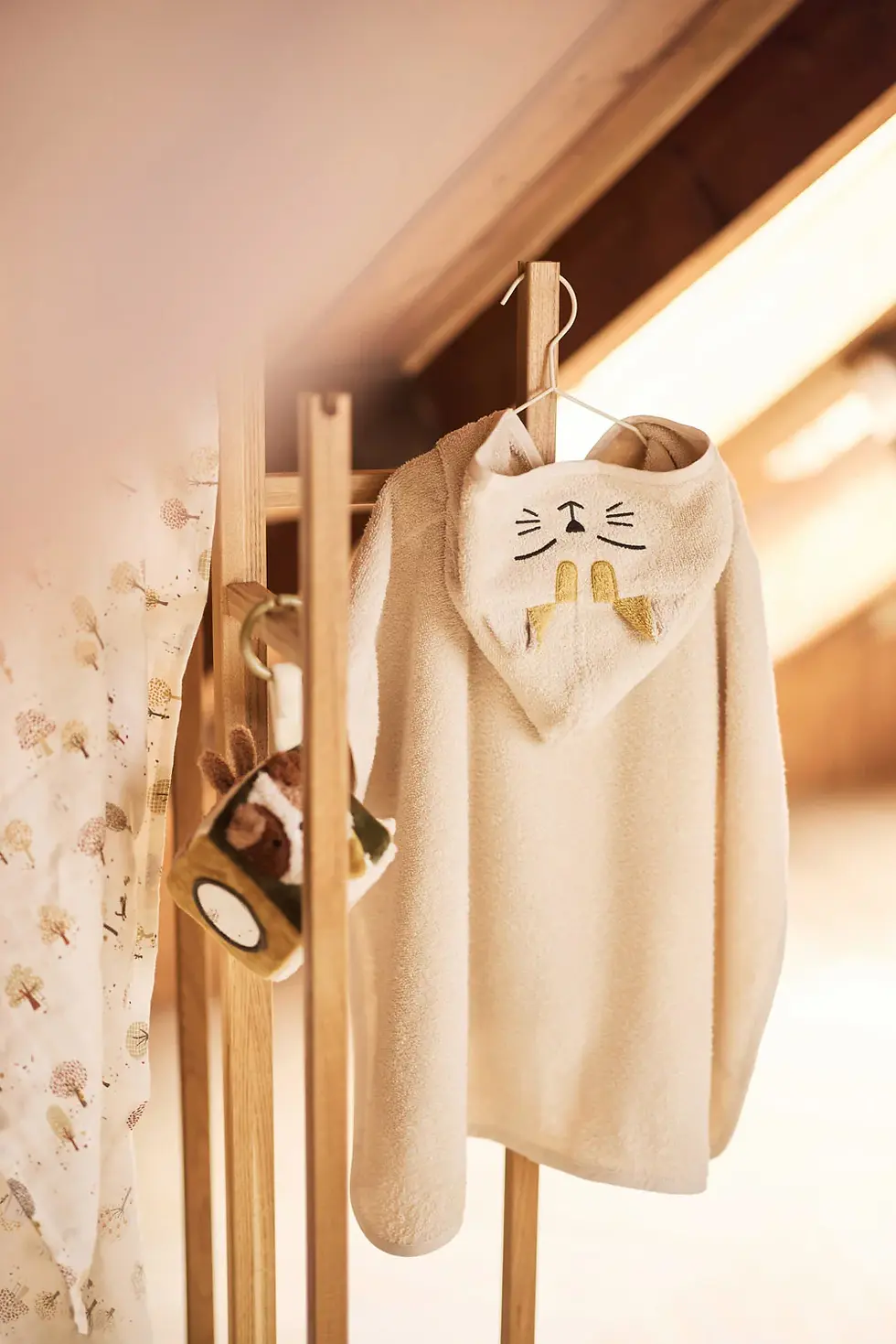 Miniature : Poncho de Bain Éponge - Charlie Cat