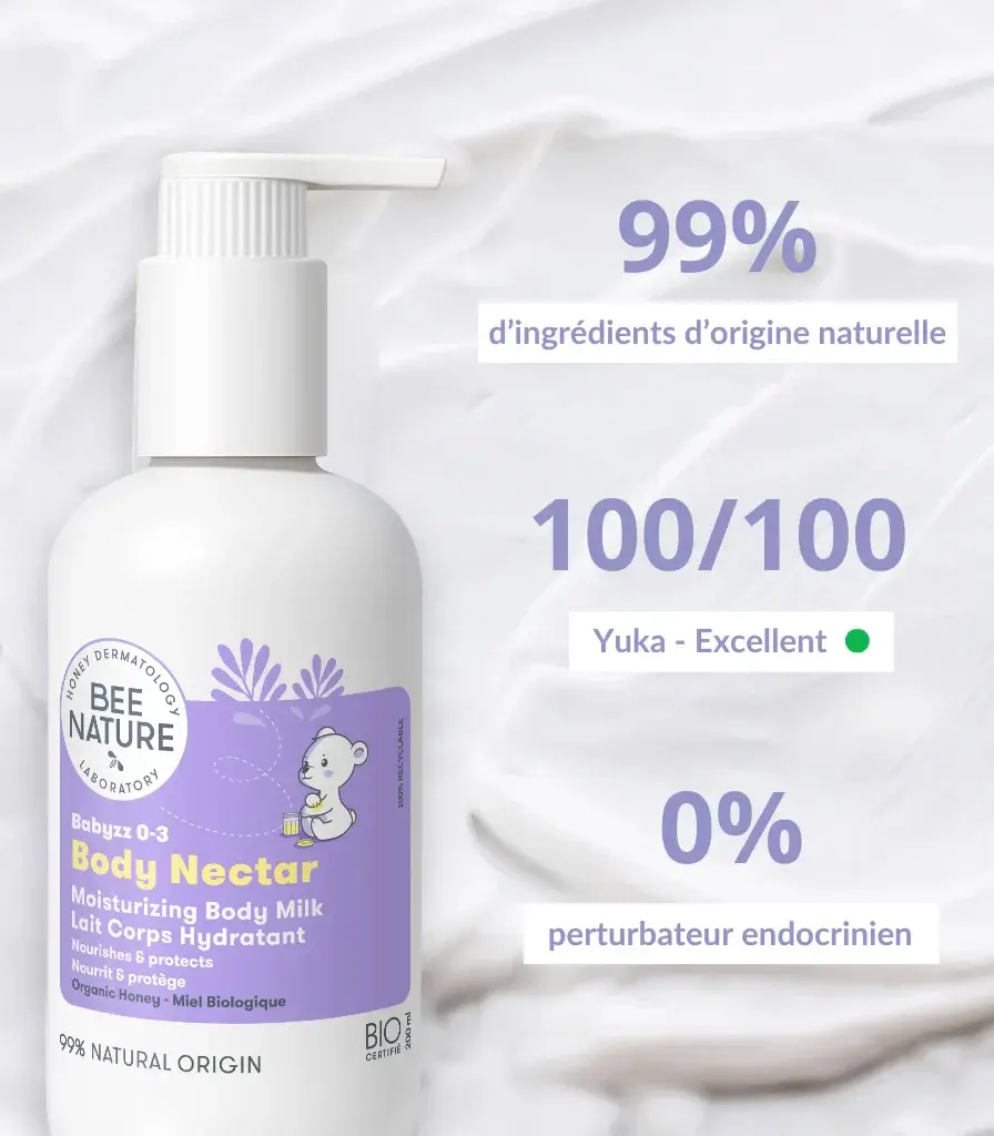 Miniature : Lait Corps Hydratant Pour Bébé- BODY NECTAR - Babyzz