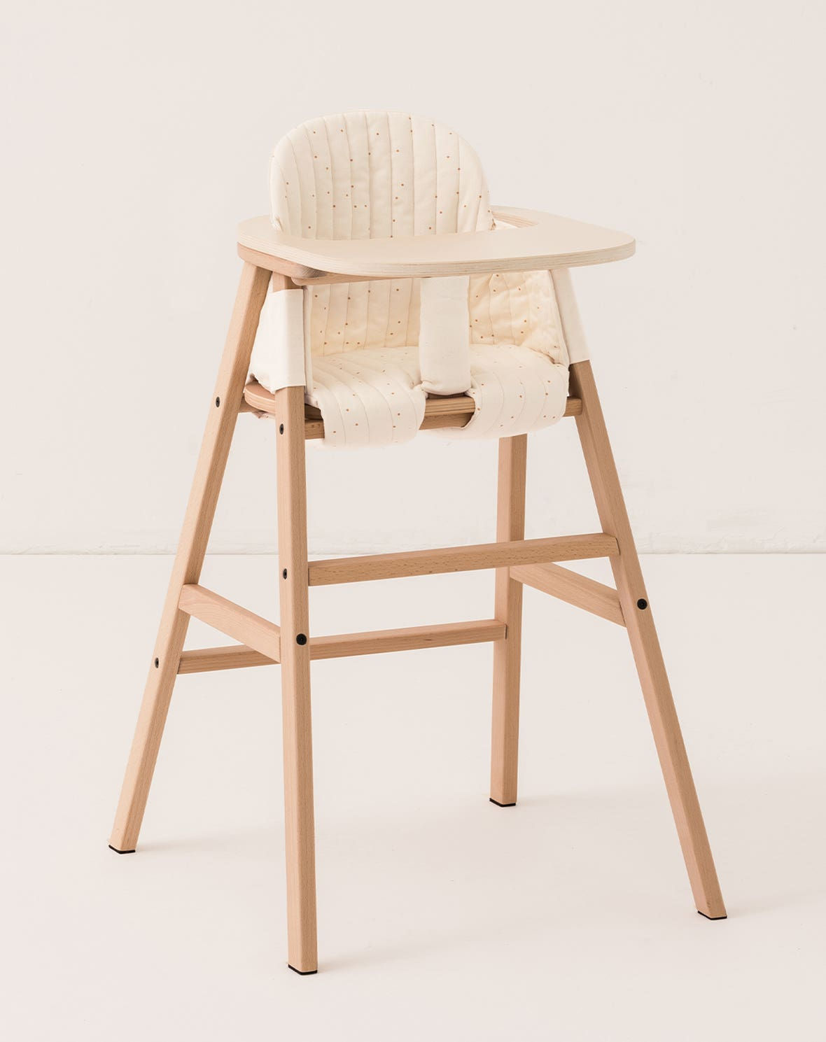 Ensemble chaise évolutive 3 en 1 avec coussin et plateau - Nobodinoz