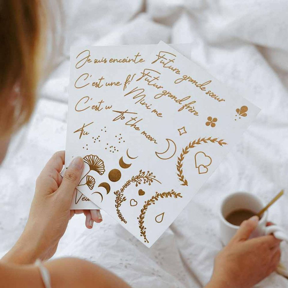 Miniature : Tatouages de Grossesse - Anglais