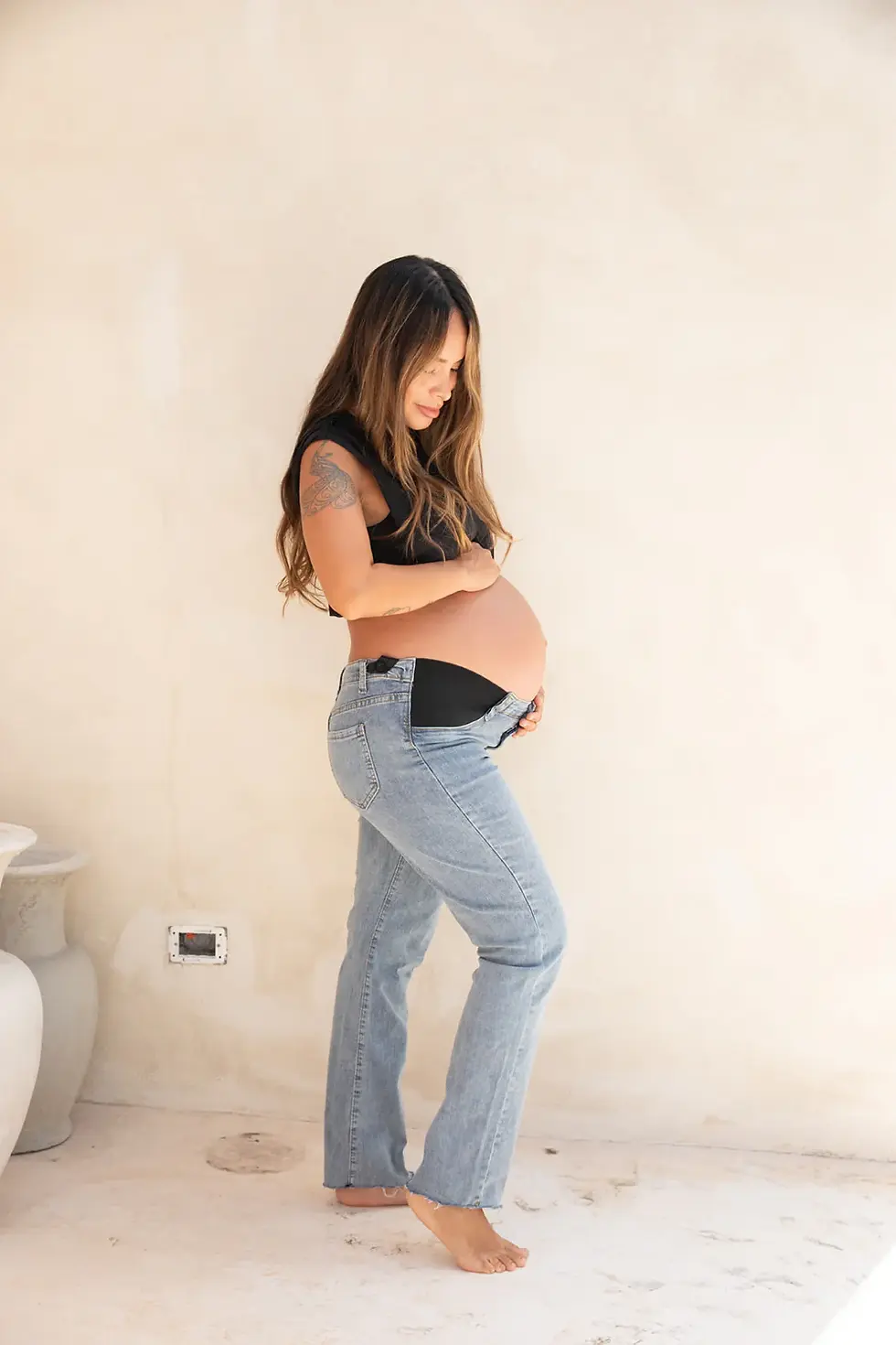 Miniature : Jeans de maternité réglable