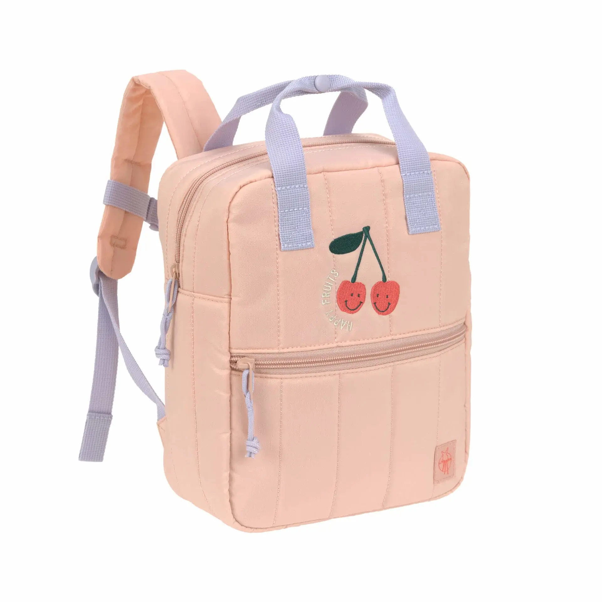 Mini Sac à dos carré Little Gang Cerise pêche - Lässig