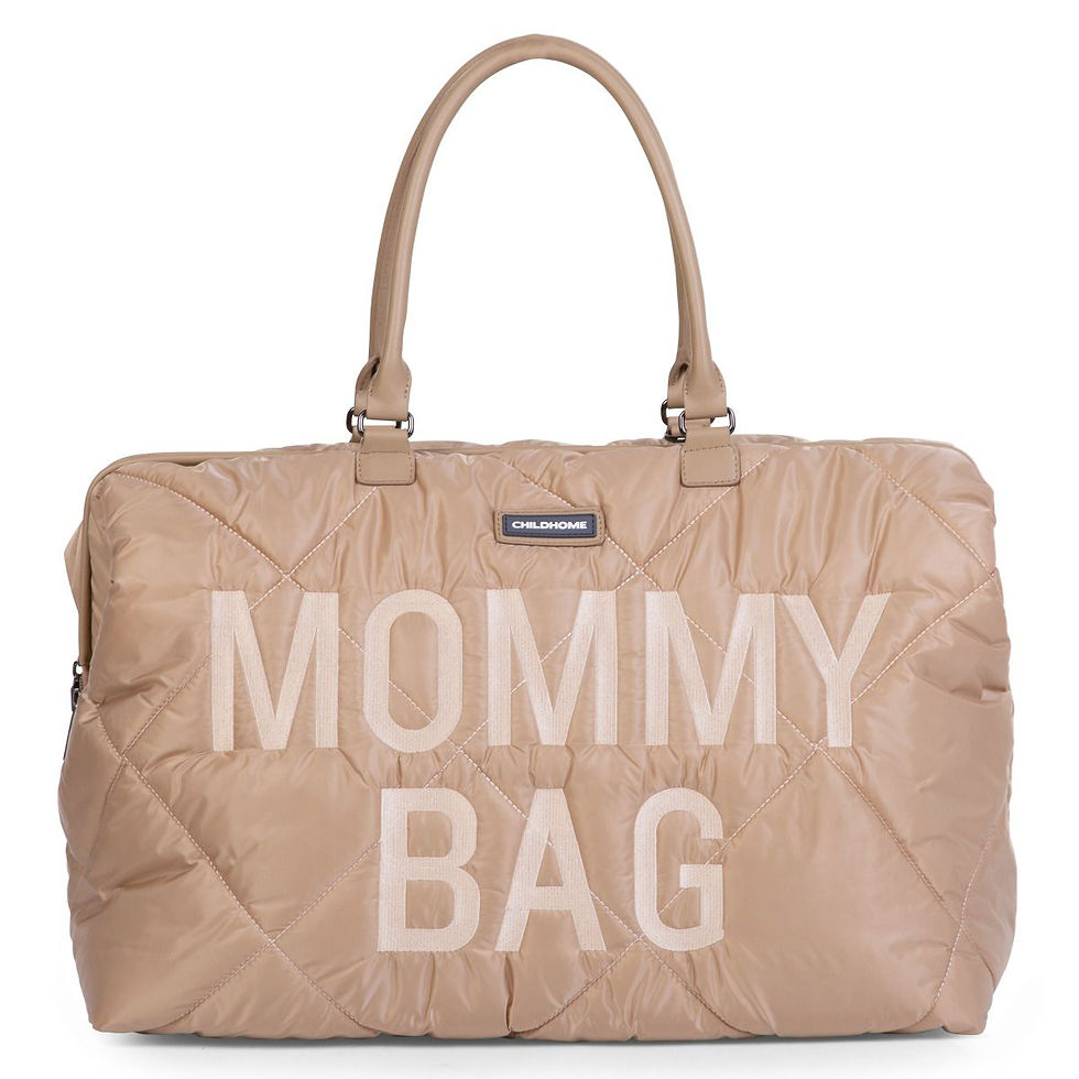 Mommy Bag Sac à langer - Matelassé Beige - Childhome