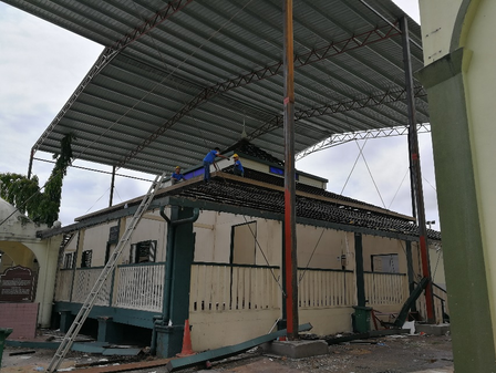 Al Qadim Mosque (During Conservation)