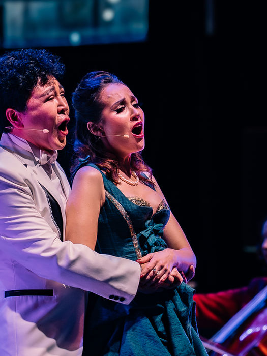 Solo singers from Vienna during The Arena experience