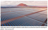Engineering Turns Trackless Desert Into Tracking PV Powerhouses