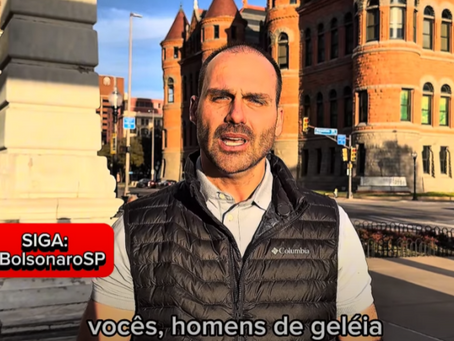 Cauteloso, Eduardo Bolsonaro se licencia do mandato e fica nos EUA