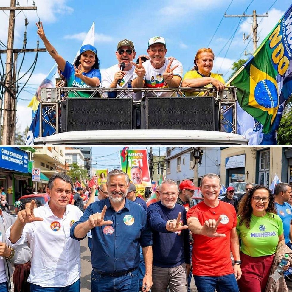 Último dia de campanha movimenta candidatos (as) de São Leopoldo antes da eleição deste domingo (04)