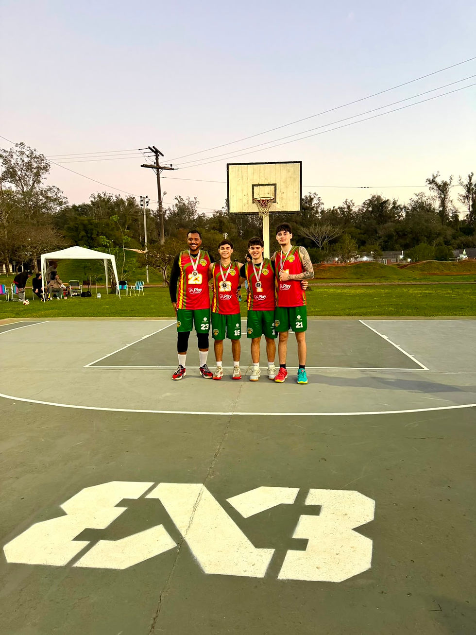 Basquete São Léo conquista vice-campeonato na etapa de São Leopoldo da Liga Vale dos Sinos de 3x3