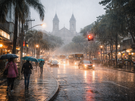 CHUVA CHEGA E TRAZ ALÍVIO NO CALORÃO NA MAIOR PARTE DO RS NESTE SÁBADO, 07 DE FEVEREIRO