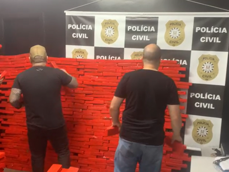 URGENTE: Polícia Civil apreende mais de uma tonelada de drogas na região industrial de São Leopoldo