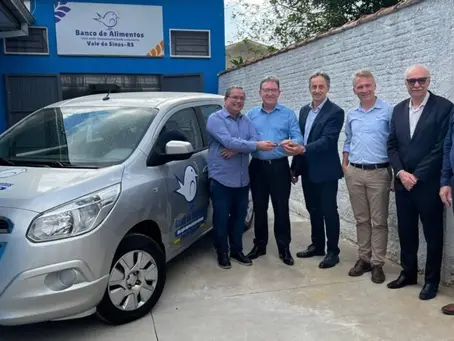 Sindimetal RS doa veículo ao Banco de Alimentos Vale do Sinos e reforça compromisso social
