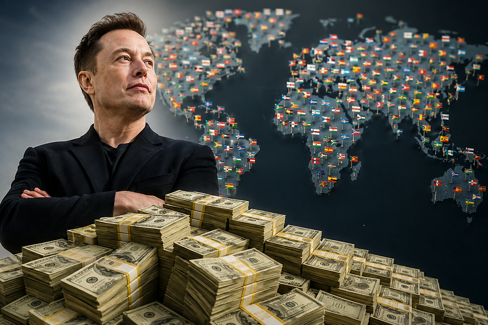 Elon Musk se torna o primeiro trilionário do mundo e sua fortuna pessoal supera o PIB da maioria dos países