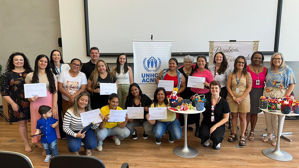 Senac São Leopoldo promove curso de artesanato para mulheres migrantes e refugiadas