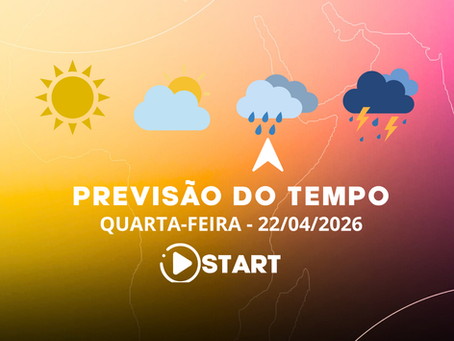 Quarta-feira (22) será de tempo instável e marca avanço de frente fria no Rio Grande do Sul