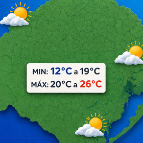 Sexta-feira (10) terá tempo firme com temperaturas amenas no RS