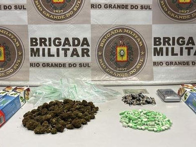 BM apreende mais de 200 comprimidos de drogas sintéticas na Zona Norte de Porto Alegre