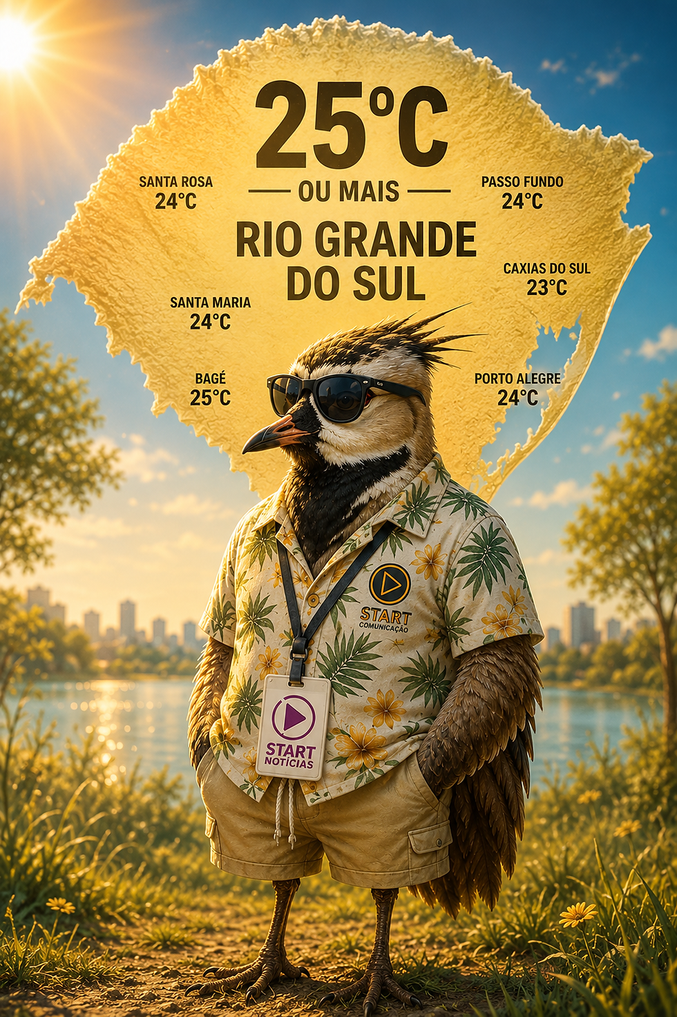 Nesta quarta-feira (15), temperaturas sobem e clima começa a lembrar o verão no RS