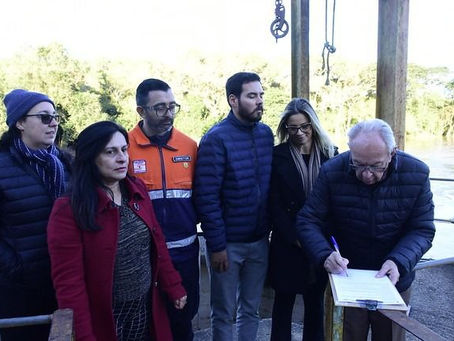 Novo Hamburgo inicia medição automática do nível do Rio dos Sinos