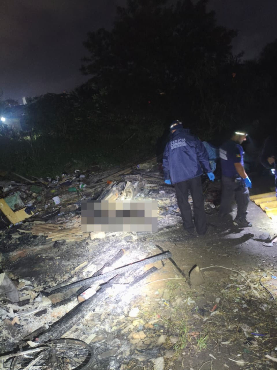 Corpo carbonizado é encontrado pela GCM em área de mata no bairro Santos Dumont