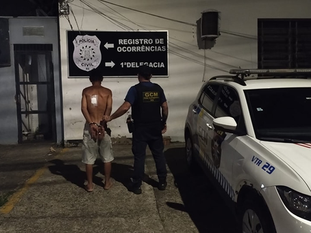 São Leopoldo: GCM prende homem que agrediu a mãe e tentou matar a sobrinha com uma faca