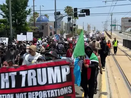 Manifestações contra políticas de deportação de Donald Trump mobiliza Força Nacional em de Los Angeles