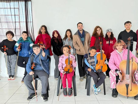 São Leopoldo: projeto "Orquestra na Escola" da SMED é aplicado na Escola Municipal Rio Branco