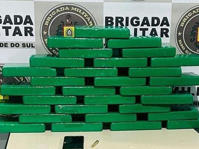 BM prende traficante em Ijuí e impede envio de quase 33 kg de cocaína a Porto Alegre