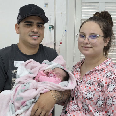 Visita à maternidade do Hospital Centenário termina com nascimento de bebê