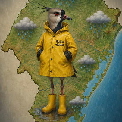 Domingo (28) será de chuva em todo o Rio Grande do Sul