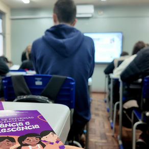 Ação da Sepom na escola EMEB Maria Gusmão Britto promove conscientização sobre violência, bullying e respeito nas relações