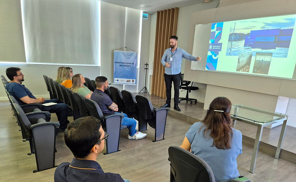 Cachoeirinha visita Saúde Digital de São Leopoldo para conhecer modelo do Zap da Saúde