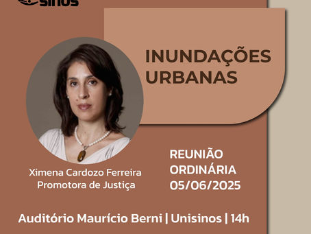 Comitesinos vai realizar Palestra sobre Inundações Urbanas