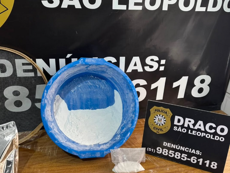 Polícia Civil descobre laboratório de cocaína em apartamento de Novo Hamburgo