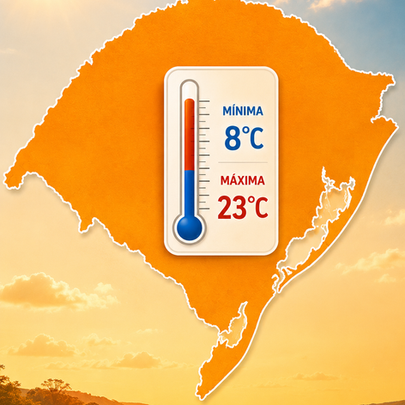 Último dia de maio terá sensação de frio e sol entre nuvens em grande parte do RS