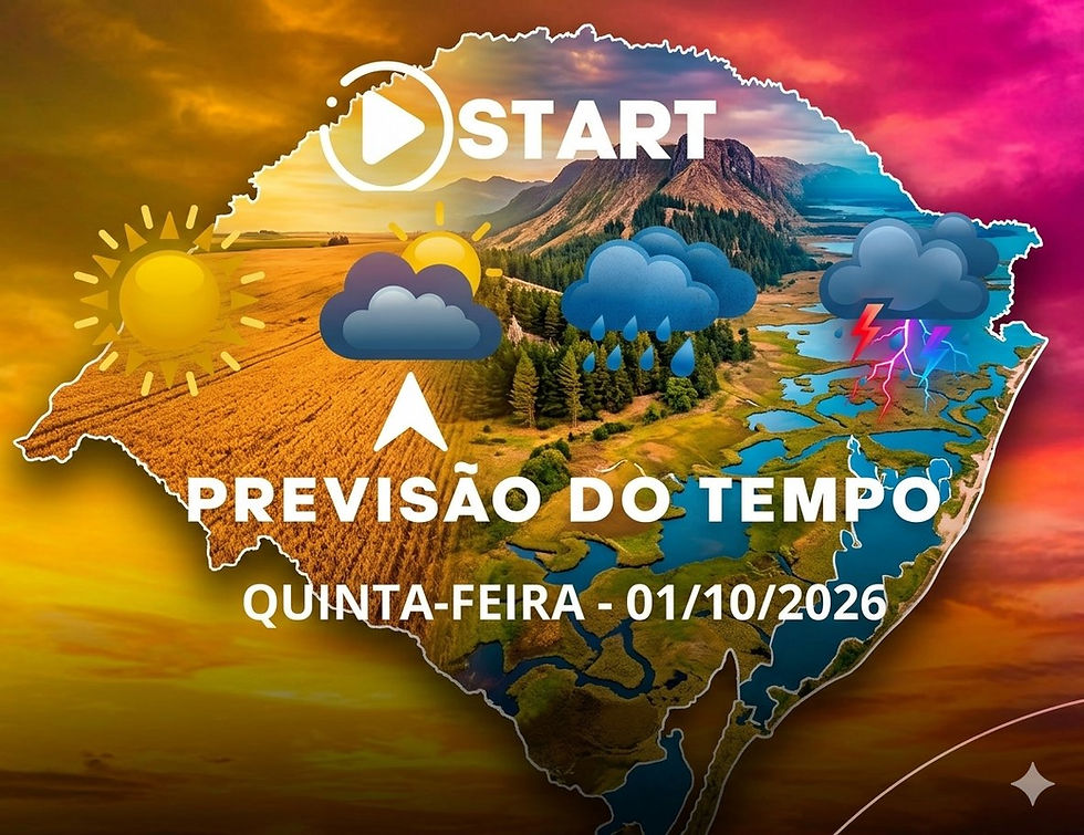 Outubro começa com tempo estável e temperaturas baixas em grande parte do RS